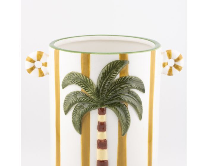 🌴 Palmboom Vaas Palora – Keramische Tropical Eyecatcher