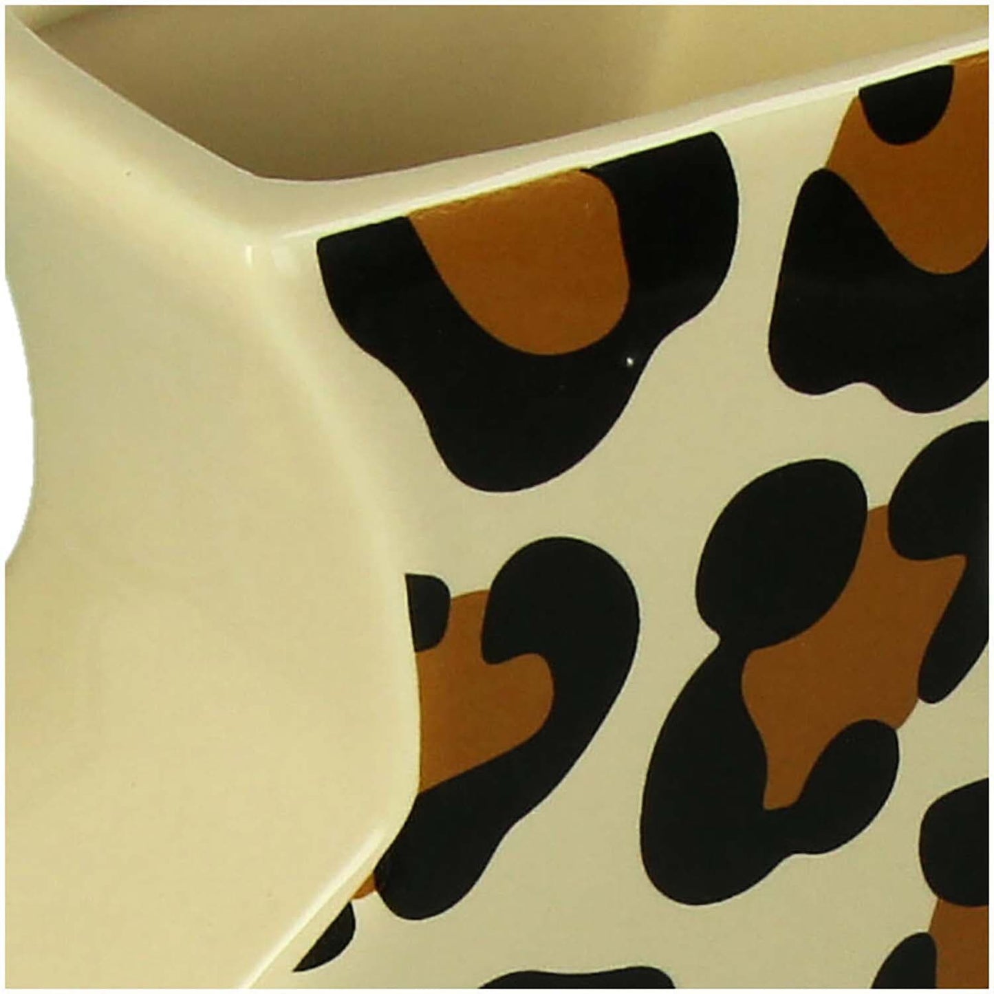 Panterprint Vaas van Keramiek – Luipaardprint Decoratie 24 cm