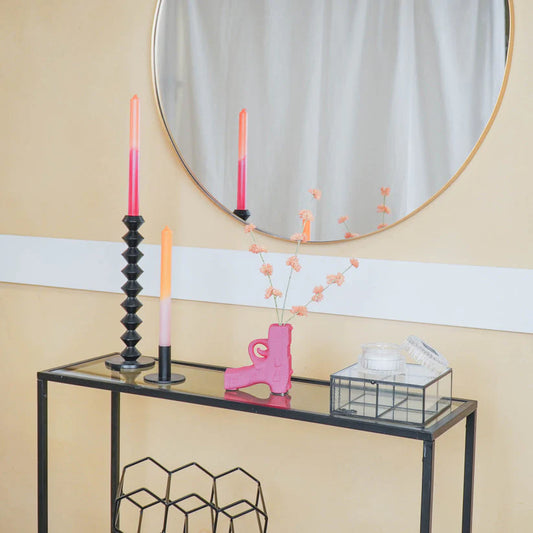 Pistool Vaas – Roze – 12 cm Hoog – Keramiek