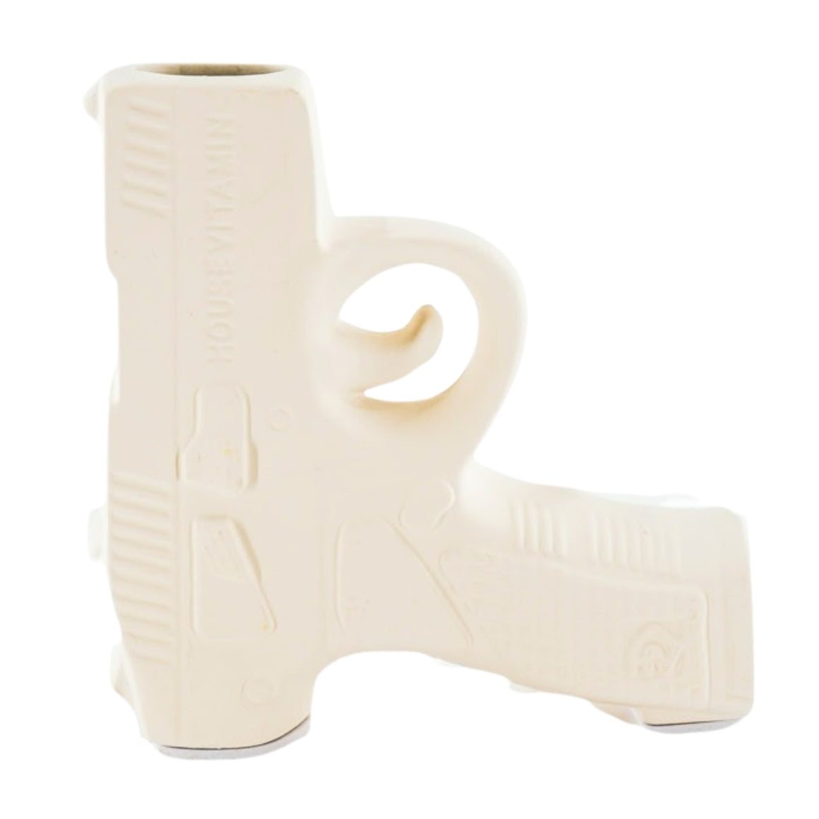 Pistool vaas keramiek offwhite Housevitamin
