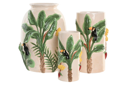 Toucan Vase – Ceramic Tropical Vase 22 cm