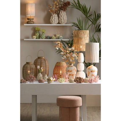 Vase TAYA – Keramik, Creme – Ø 12 x 16,5 cm – Light &amp; Living