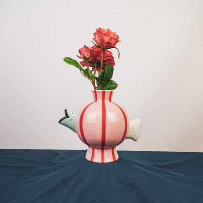 Zickzack-Fischvase