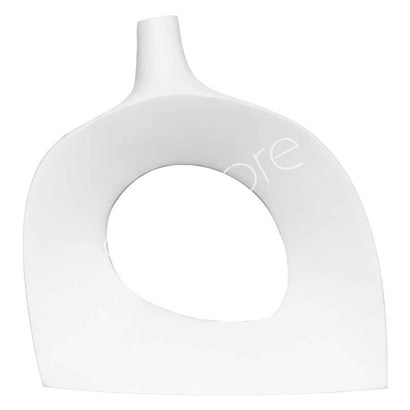 Mooie Witte Vaas – Tijdloze Aardewerk Vaas (2 formaten)