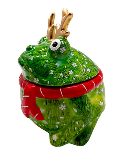 Voorraadpot Kikker Freddy Kerst - 6 varianten