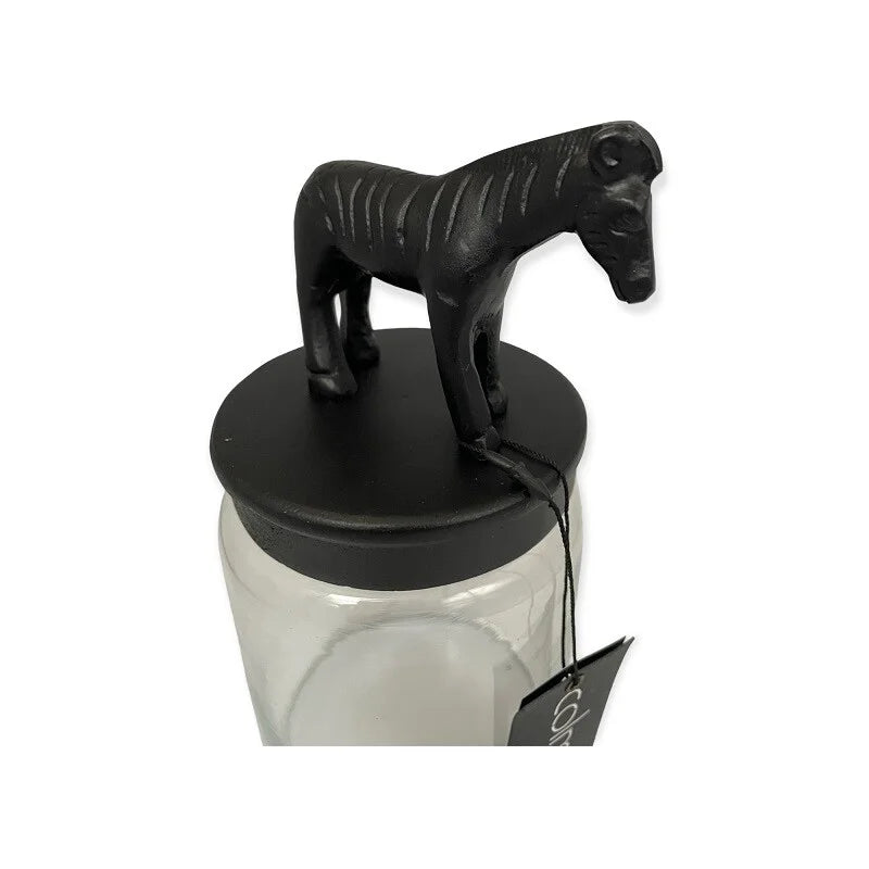 Voorraadpot met Zebra – 2 Maten