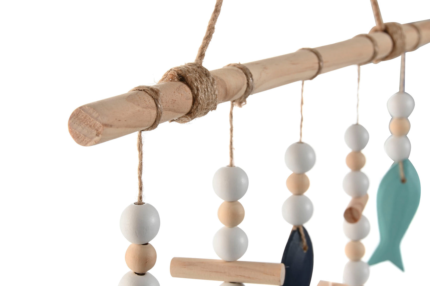 Wanddekoration Fische Holz – Maritimer Anhänger 50 cm