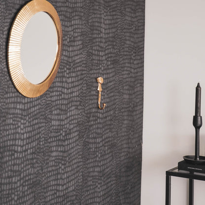 Wandhaken Hund Gold – Aluminium Wanddeko