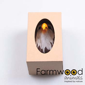 Hook'd! Kapstokhaak Adelaar – Decoratieve Dieren Wandhaak | 11,5 cm