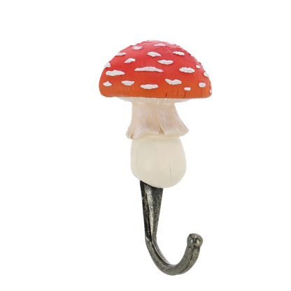 Wandhaak Paddenstoel – Keuze uit 4 Varianten – 11,5 cm