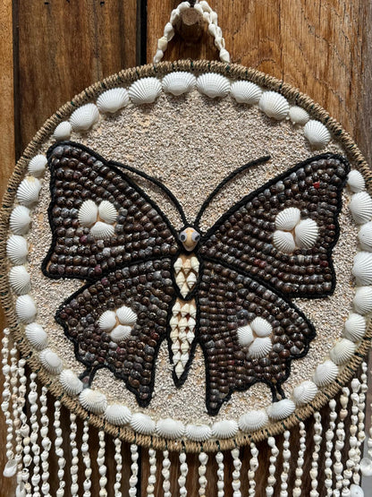 Handgemaakte Schelpen Wandhanger Vlinder – Indonesië – 75 cm