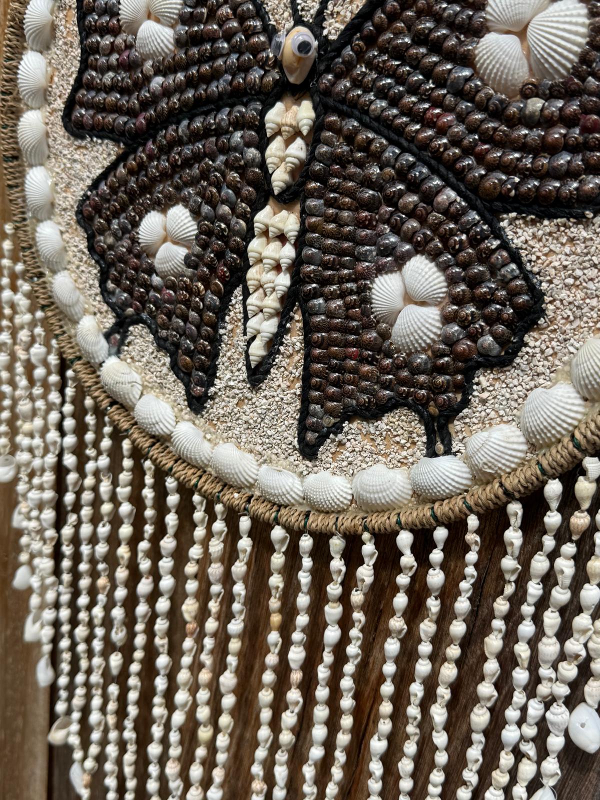Handgemaakte Schelpen Wandhanger Vlinder – Indonesië – 75 cm