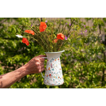 Gießkanne / Vase mit Vögeln