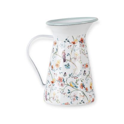 Gießkanne / Vase mit Vögeln