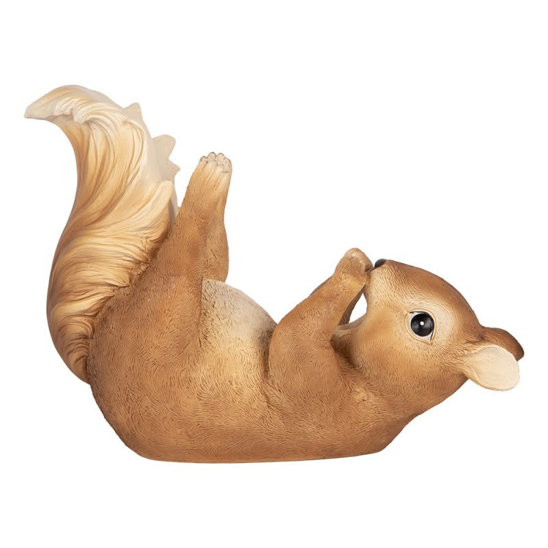 Eekhoorn Wijnfleshouder Bruin – Clayre & Eef 28 cm