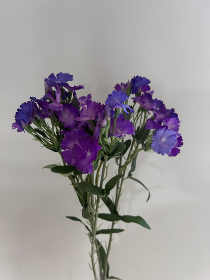 Seidenblume Lila Nelke - Kunstblume 73 cm